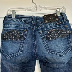 Size 28 Straight Cut Miss Me Jeans